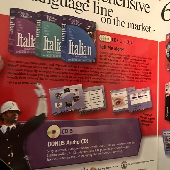 Instant Immersion Italian Pro Suite 7 CD Platinum Edition #1 language learning - Picture 8 of 15